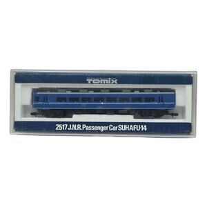 TOMIX 2517 JNR SUHAFU-14 Passenger Car Blue N Scale Model Train Japan